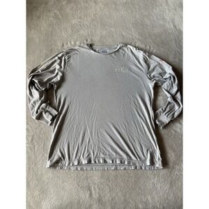 Ripndip Men's Large Long Sleeve Fire Eyes Explosion Shirt Blue